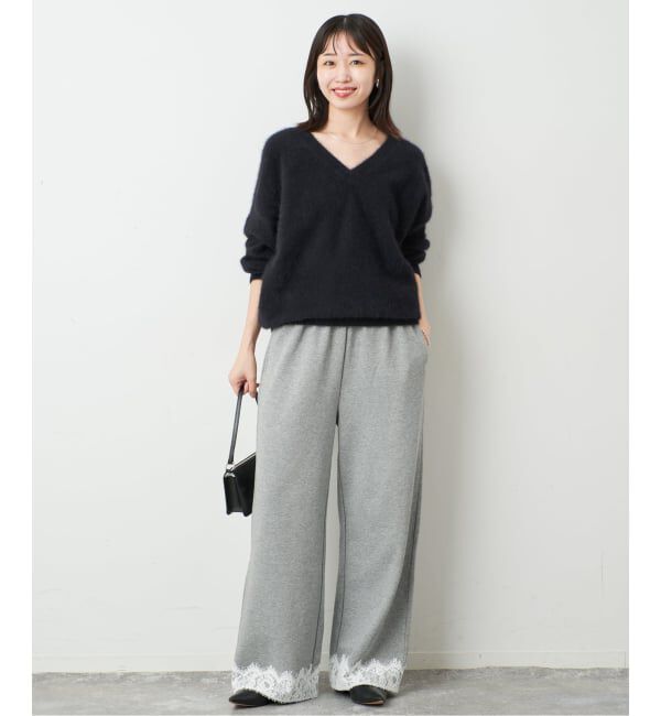 SLOBE IENA「《予約》レースヘムスウェットパンツ」|その他|