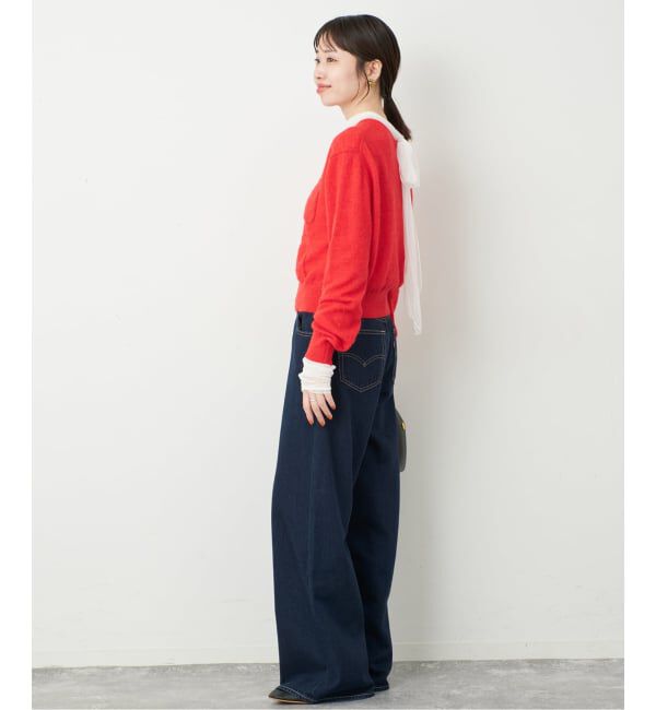 SLOBE IENA「《予約》ドットチュールボウタイインナー」|Tシャツ・カットソー|