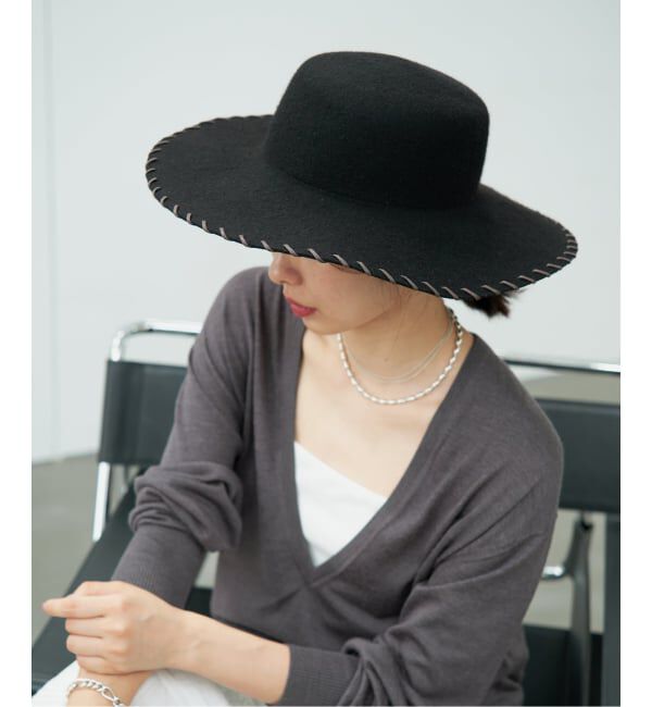 IENA「La Maison de Lyllis/メゾンドリリス EGLE HAT ハット 2263026」|ハット|