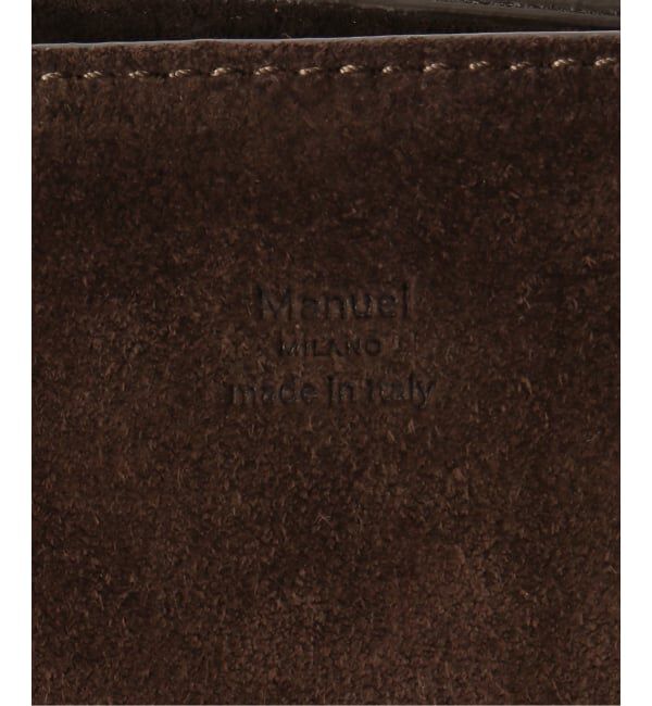 IENA「Manuel MILANO/マニュエルミラノ TENESSE スエードボストンバッグ 6630」|ボストンバッグ|