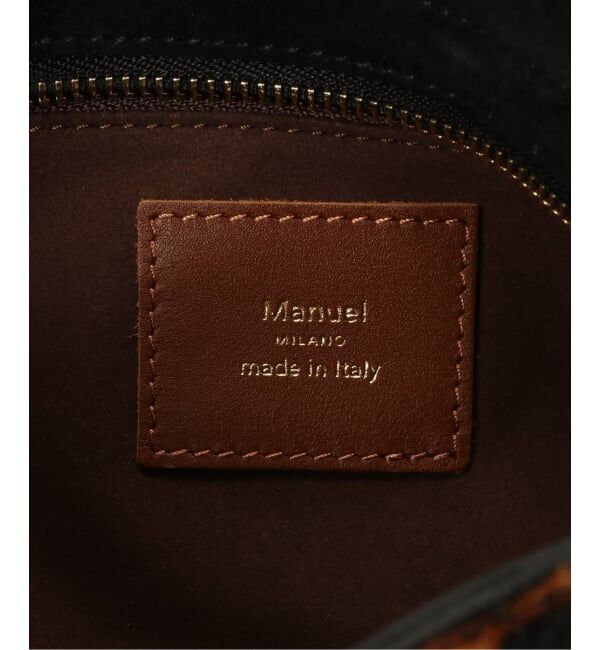 IENA「Manuel MILANO/マニュエルミラノ レオパードボストンバッグ 6630」|ボストンバッグ|