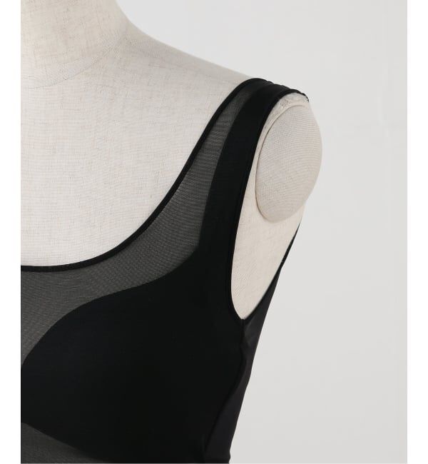 IENA「NICENICE MOMENT/ナイスナイスモーメント MESH BRA TANK NNM3-25S-012」|インナー|