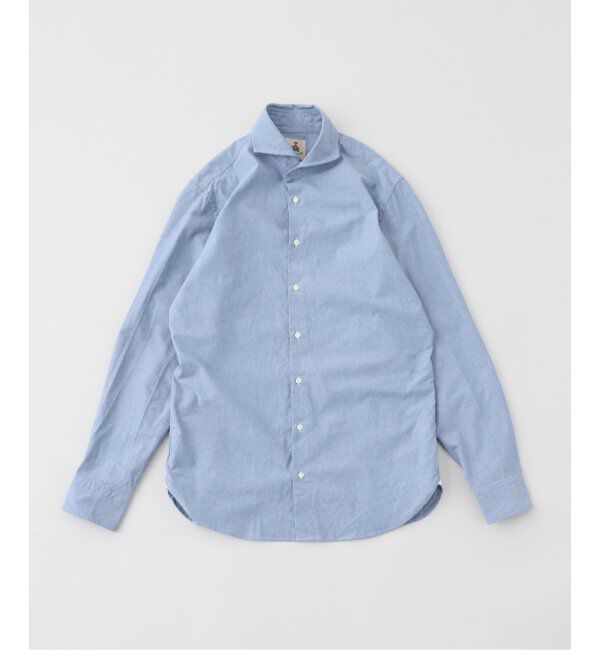 EDIFICE「GUY ROVER (ギローバー) Chambrey Cutaway Shirts 551400/3850W2410L」|シャツ・ブラウス|ネイビー A