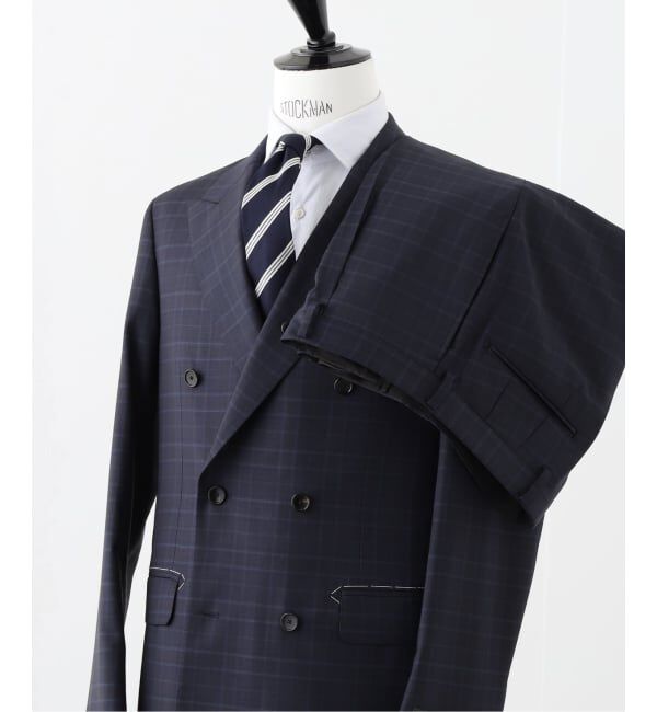 EDIFICE「D.OLIVER ダブルブレスト 6ボタン (DORMEUIL)」|スーツ|ネイビー A