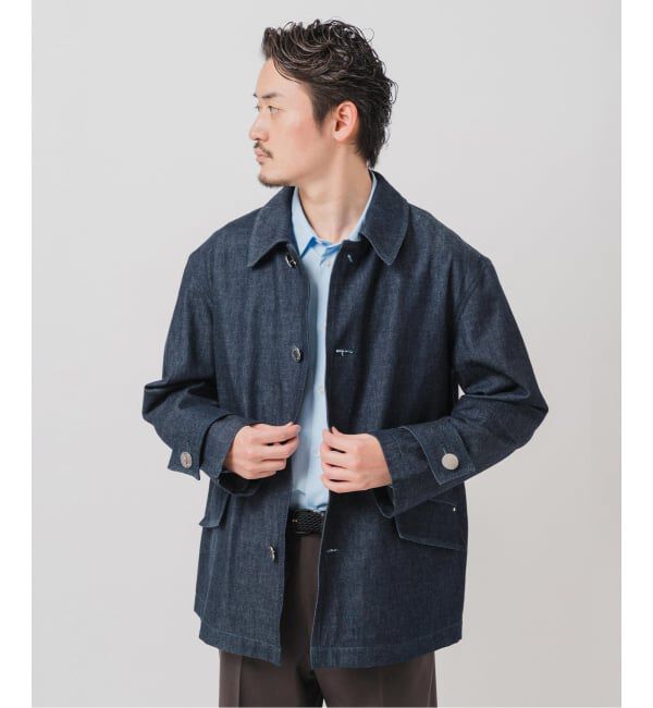 EDIFICE「MACKINTOSH(マッキントッシュ) 別注 HUMBIE/ハンビー デニム SHORT SL」|デニムジャケット|