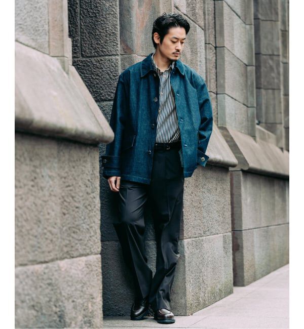 EDIFICE「MACKINTOSH(マッキントッシュ) 別注 HUMBIE/ハンビー デニム SHORT SL」|デニムジャケット|