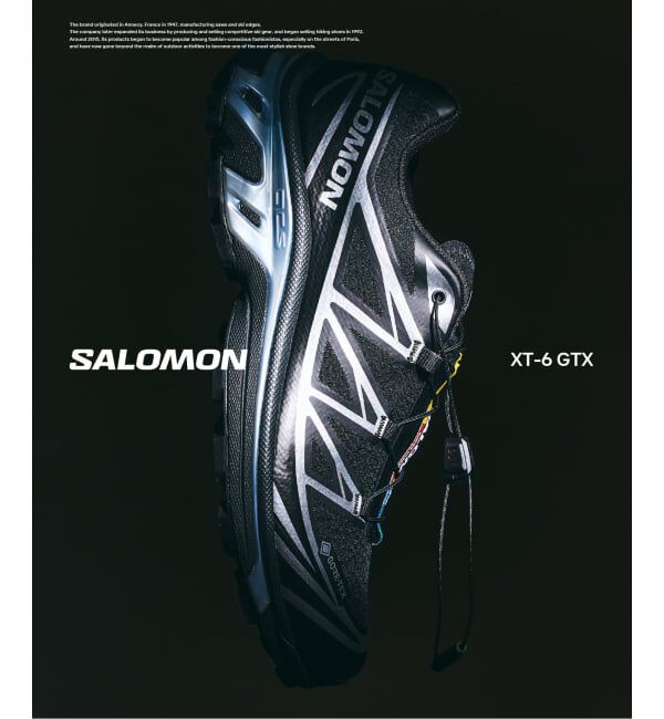 417 EDIFICE「SALOMON / サロモン XT-6 GTX L47450600」|スニーカー|ブラック