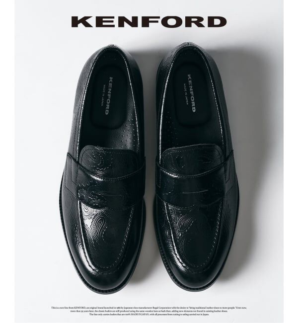 417 EDIFICE「【KENFORD  / ケンフォード】Embossed Loafer」|ローファー|ブラック