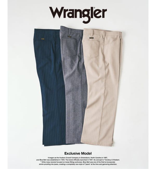 417 EDIFICE「【Wrangler / ラングラー】417別注 Wrancher Midway」|スラックス|