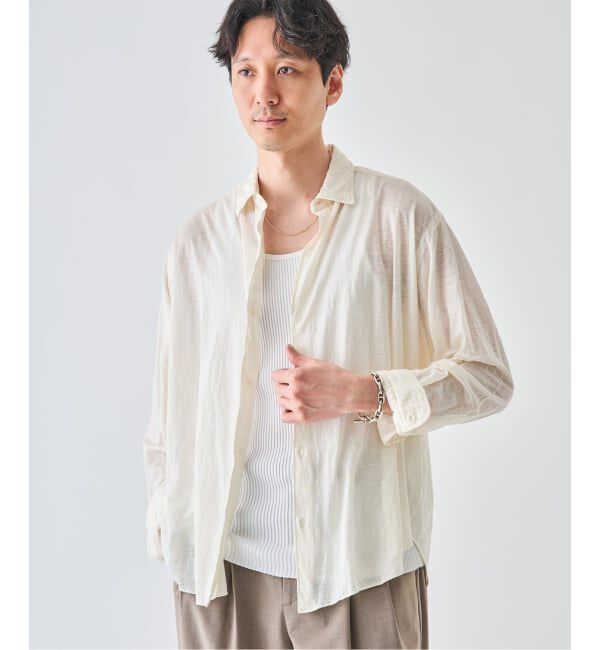 EDIFICE「Kanemasa Phil. (カネマサ フィル) 別注 28ゲージ Atmosphere Ramie シャツ」|シャツ・ブラウス|