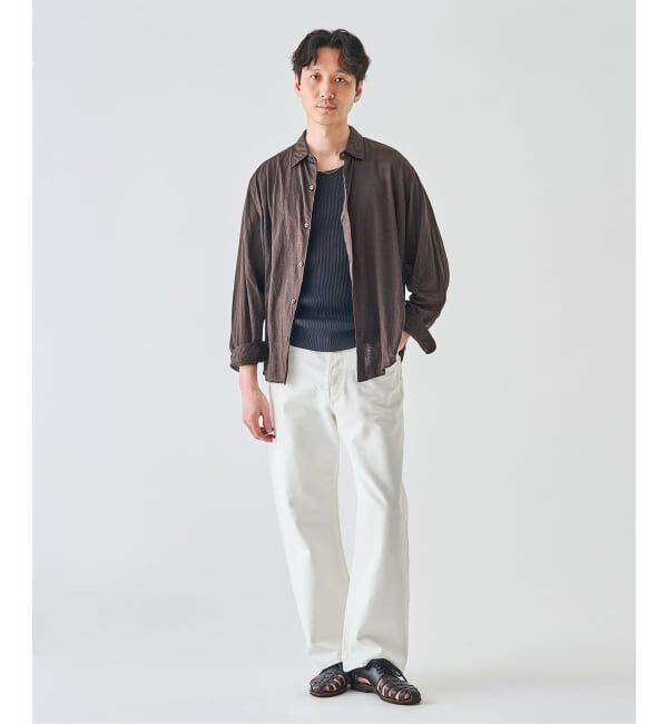 EDIFICE「Kanemasa Phil. (カネマサ フィル) 別注 28ゲージ Atmosphere Ramie シャツ」|シャツ・ブラウス|