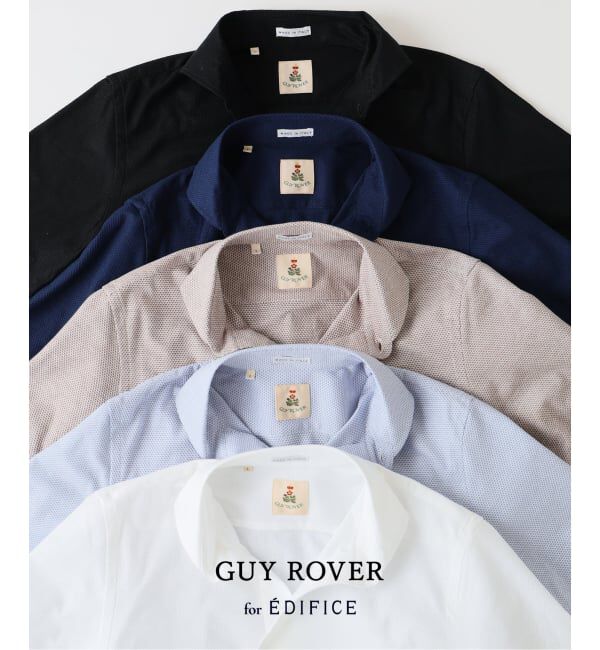 EDIFICE「GUY ROVER (ギローバー) 別注 ジャージーカッタウェイポロシャツ」|ポロシャツ|