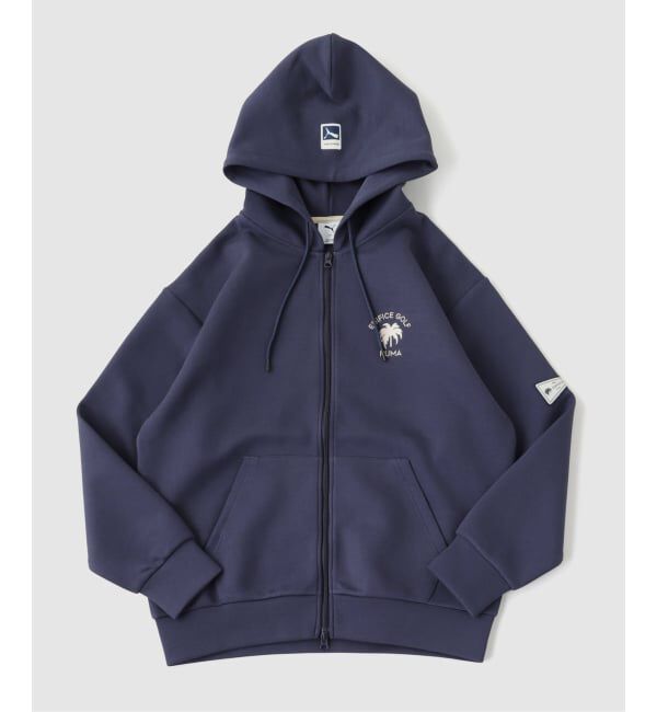 EDIFICE「PUMA GOLF x EDIFICE GOLF パームロゴフーディー」|パーカー|ネイビー