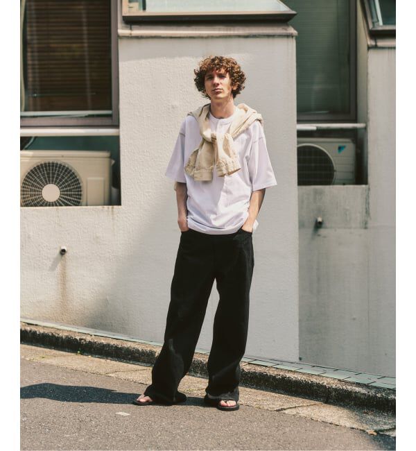 417 EDIFICE「トーナルステッチ ヘンリーネックTシャツ」|Tシャツ・カットソー|