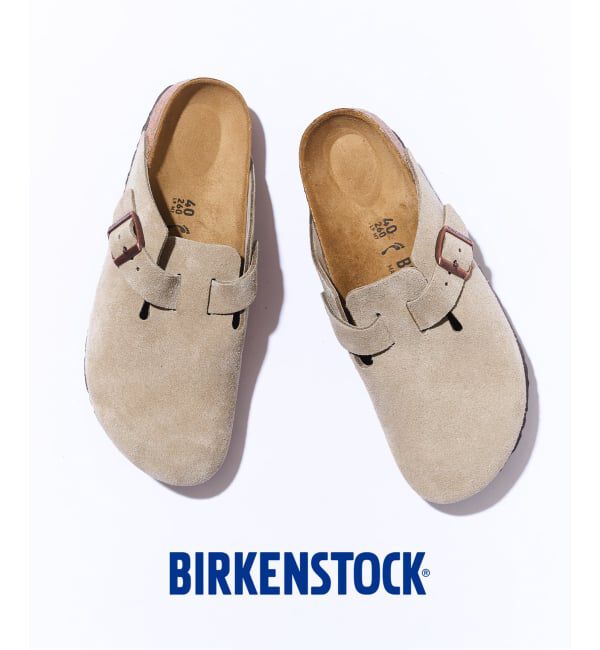 417 EDIFICE「【BIRKENSTOCK / ビルケンシュトック】 Boston」|サンダル|ベージュ