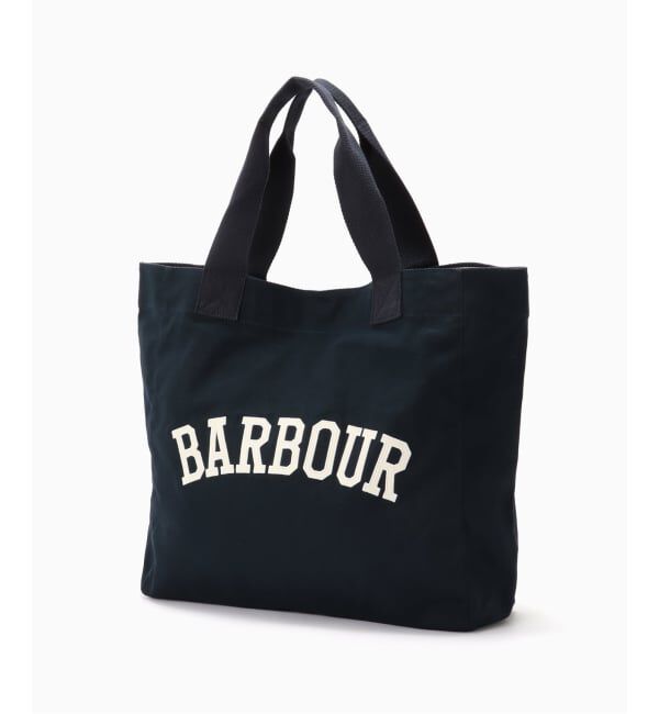 417 EDIFICE「Barbour / バブアー logo holiday tote bag」|トートバッグ|ネイビー