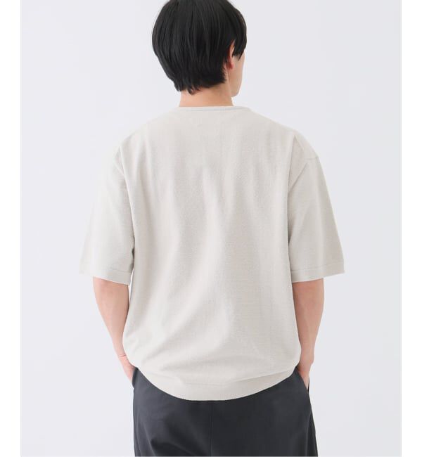 EDIFICE「《EDIFICE by PIPPIOLINO》 パイル ヘンリー ネック」|Tシャツ・カットソー|