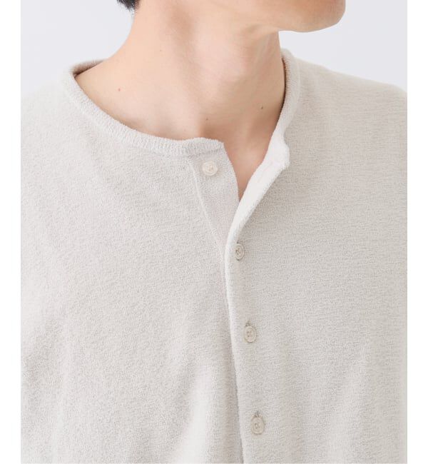 EDIFICE「《EDIFICE by PIPPIOLINO》 パイル ヘンリー ネック」|Tシャツ・カットソー|