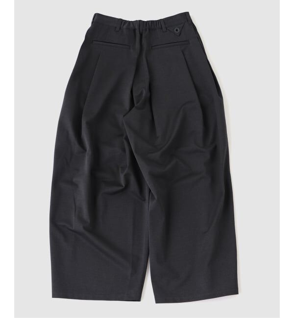 EDIFICE「White Mountaineering(ホワイトマウンテニアリング) 12TUCK WIDE PANTS」|スラックス|