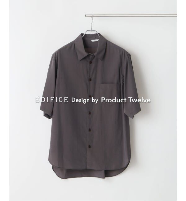 EDIFICE「EDIFICE by Product Twelve リファインドシャツ」|シャツ・ブラウス|ブラウン