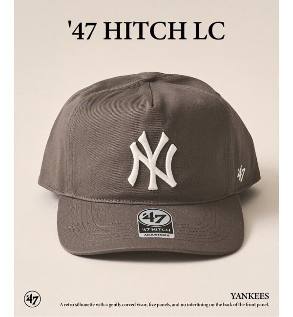 417 EDIFICE「47 HITCH LC YANKEES」|キャップ・キャスケット|グレー