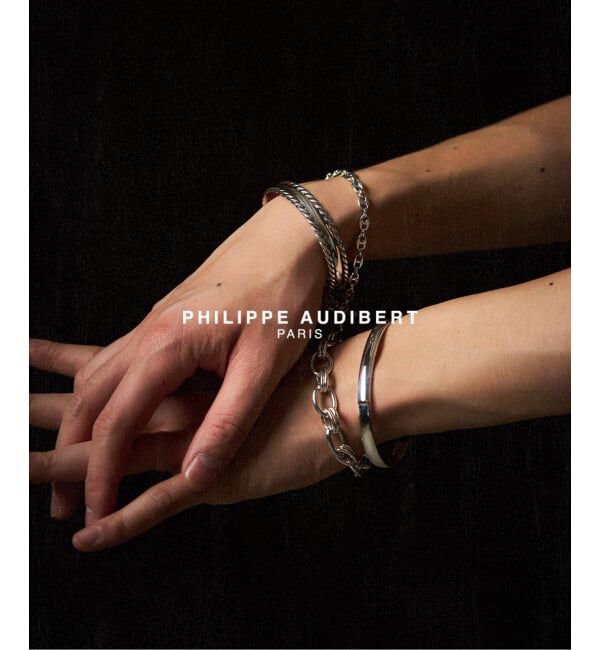 417 EDIFICE「PHILIPPE AUDIBERT Byron bracelet, brass silver plated」|ブレスレット・バングル|