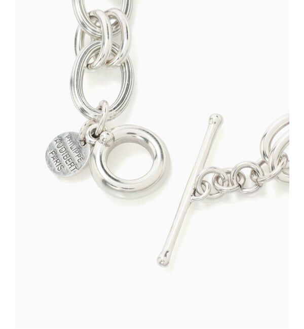 417 EDIFICE「PHILIPPE AUDIBERT Byron bracelet, brass silver plated」|ブレスレット・バングル|