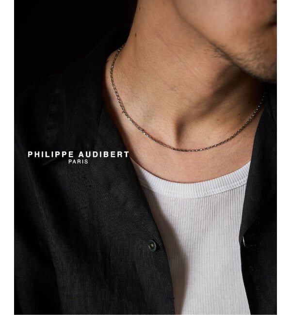 417 EDIFICE「PHILIPPE AUDIBERT Olie chain necklace brass silver pla」|ネックレス|その他カラー K