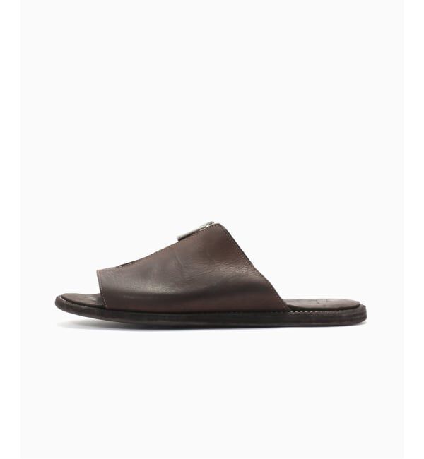 EDIFICE「GUIDI (グイディ) BRKZ06 Open Toe Front Zip Sandal」|サンダル|ブラウン