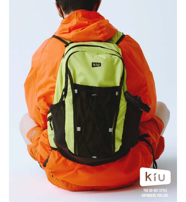 417 EDIFICE「KiU / キウ ライトウェイトフィットバッグ」|リュック|イエロー