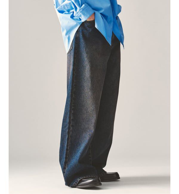 417 EDIFICE「13.5OZ フェードグレー ワイドデニム」|デニム|