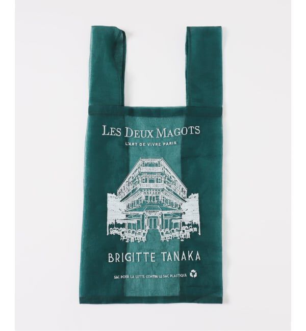 EDIFICE「LES DEUX MAGOTS (ドゥマゴ) for BRIGITTE TANAKA Organza BAG」|トートバッグ|