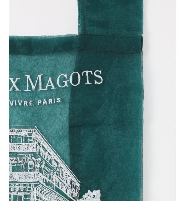 EDIFICE「LES DEUX MAGOTS (ドゥマゴ) for BRIGITTE TANAKA Organza BAG」|トートバッグ|