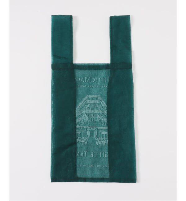EDIFICE「LES DEUX MAGOTS (ドゥマゴ) for BRIGITTE TANAKA Organza BAG」|トートバッグ|