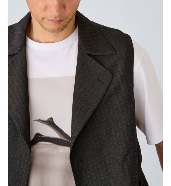 EDIFICE「WOOL TAILORED ベスト（ウールリネン）」|ダウンベスト・ベスト|