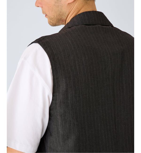 EDIFICE「WOOL TAILORED ベスト（ウールリネン）」|ダウンベスト・ベスト|