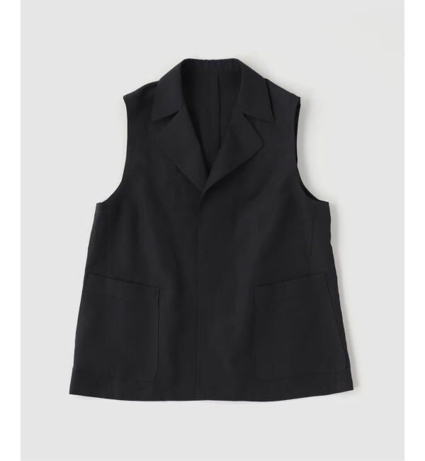 EDIFICE「WOOL TAILORED ベスト（ウールリネン）」|ダウンベスト・ベスト|