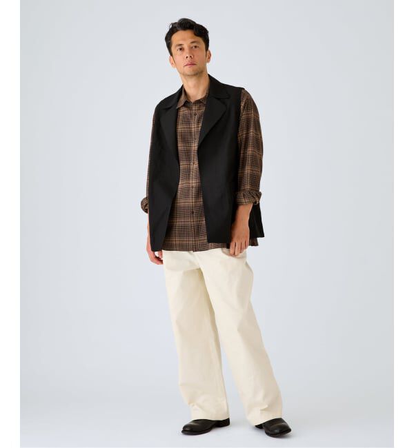 EDIFICE「WOOL TAILORED ベスト（ウールリネン）」|ダウンベスト・ベスト|