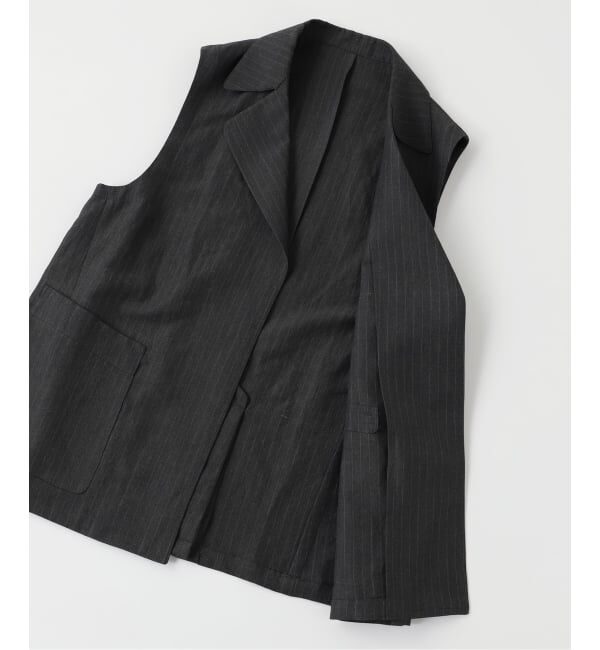 EDIFICE「WOOL TAILORED ベスト（ウールリネン）」|ダウンベスト・ベスト|