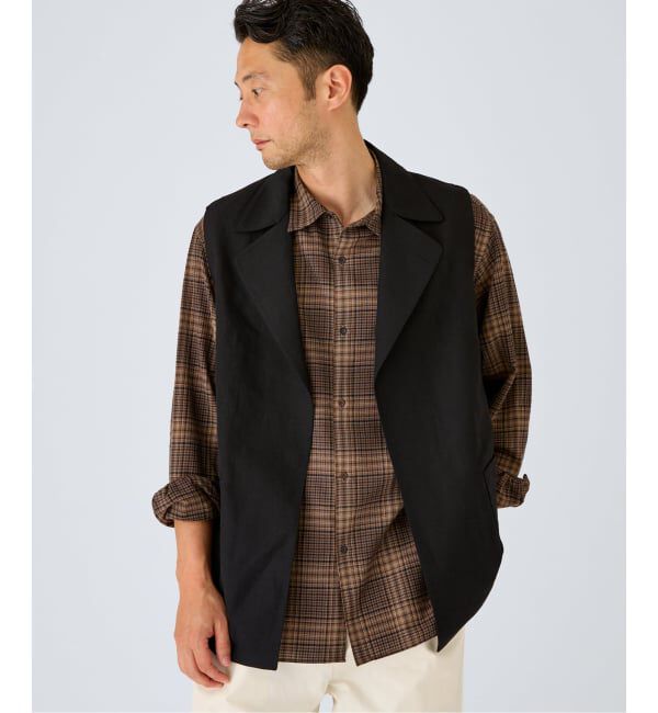 EDIFICE「WOOL TAILORED ベスト（ウールリネン）」|ダウンベスト・ベスト|