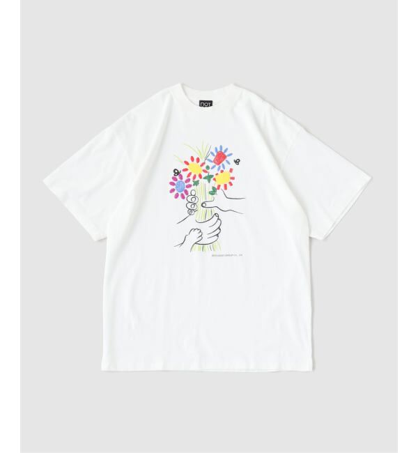 417 EDIFICE「NOT OEM FLOWER/TEE」|Tシャツ・カットソー|ホワイト
