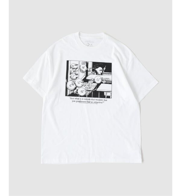417 EDIFICE「Cotton Expressions / OPPOSITES ATTRACT TEE」|Tシャツ・カットソー|ホワイト