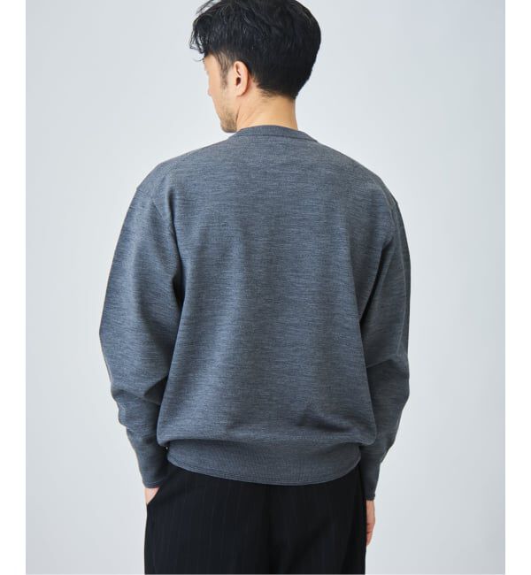 EDIFICE「《EDIFICE by PIPPIOLINO》ウール プレイティング クルーネック」|ニット・セーター|