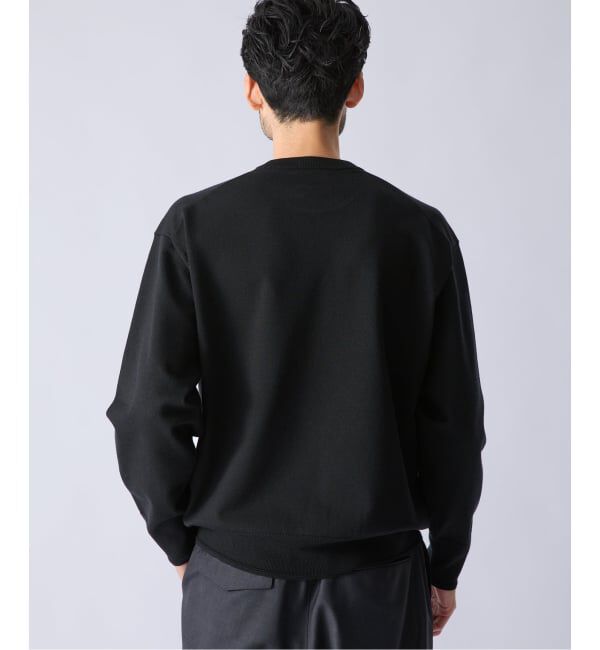 EDIFICE「《EDIFICE by PIPPIOLINO》ウール プレイティング クルーネック」|ニット・セーター|
