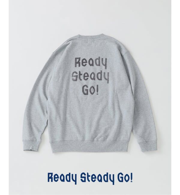 EDIFICE「《予約》Ready Steady Go! / レディーステディゴー 別注プリント  スウェット」|スウェット・ジャージ|グレー