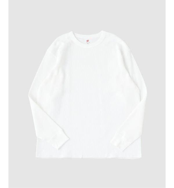 417 EDIFICE「Hanes / ヘインズ Thermal Top クルーネックL/S」|Tシャツ・カットソー|ホワイト