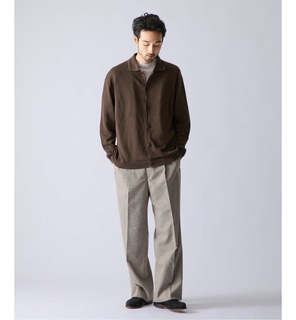 EDIFICE「《EDIFICE by PIPPIOLINO》クロシェ ニット シャツ」|シャツ・ブラウス|