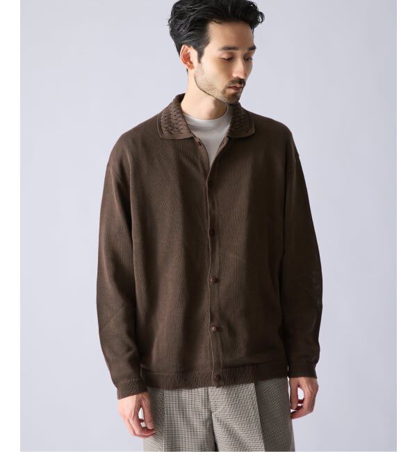 EDIFICE「《EDIFICE by PIPPIOLINO》クロシェ ニット シャツ」|シャツ・ブラウス|