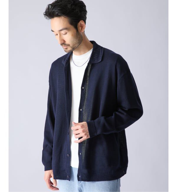 EDIFICE「《EDIFICE by PIPPIOLINO》クロシェ ニット シャツ」|シャツ・ブラウス|