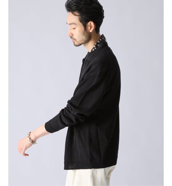 EDIFICE「《EDIFICE by PIPPIOLINO》クロシェ ニット シャツ」|シャツ・ブラウス|